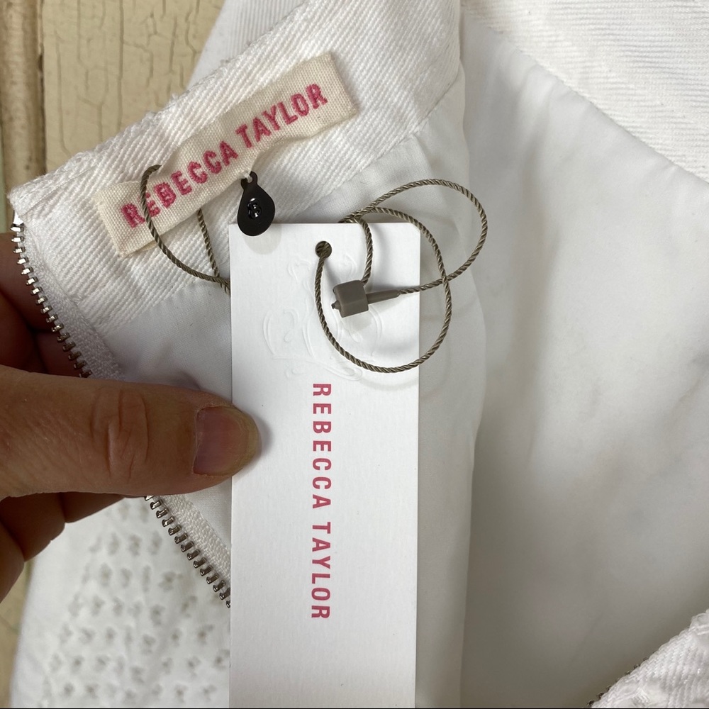 Rebecca Taylor White Denim Skirt NWT - Picture 8 of 8